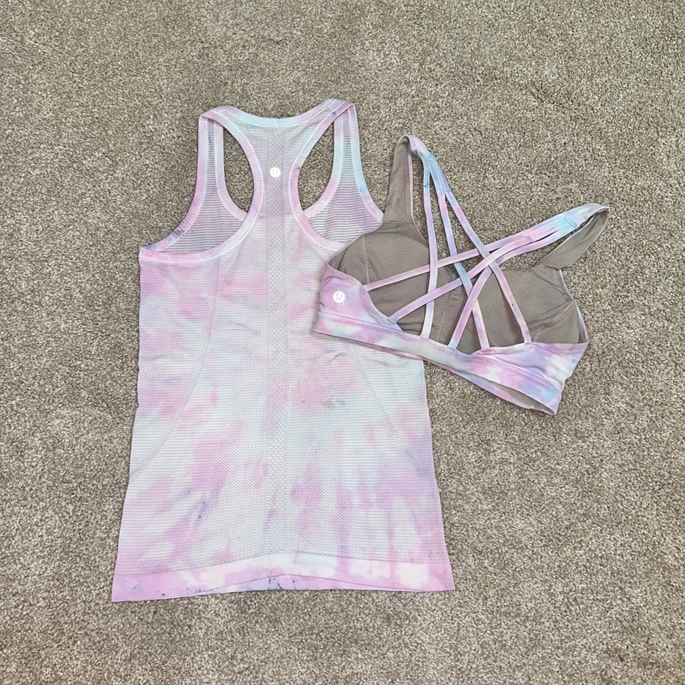 Lululemon Bundle size 4 tank and sports bra